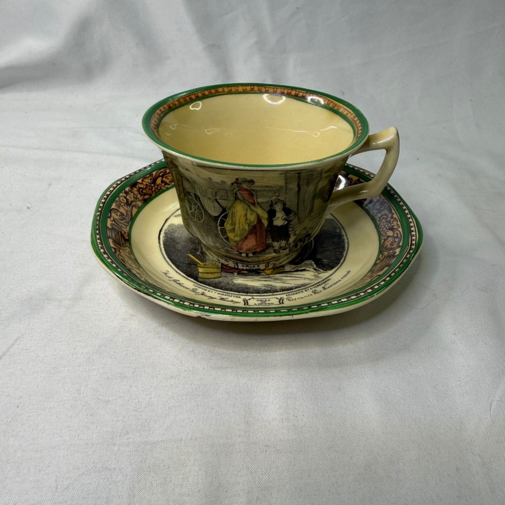 Adams Tunstall England Cries of London Teacup and Saucer Fresh Gathered Peas